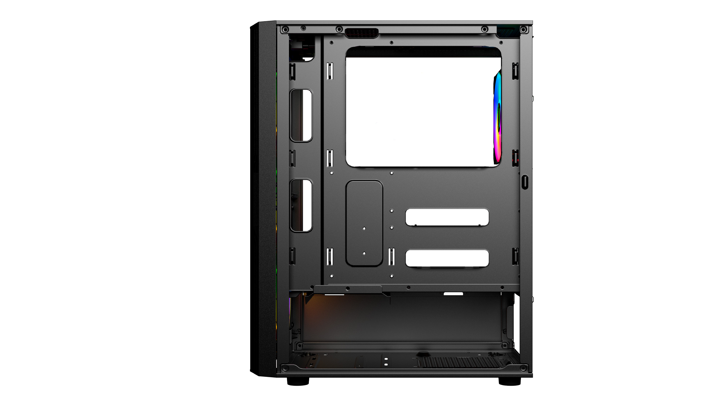Sentey Cs Cube Sentey :: Hunter ATX ARGB Black Hunter-BLKA