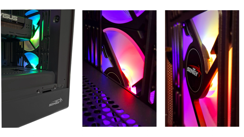 Sentey :: Strega ATX ARGB Black STREGA-BLKA