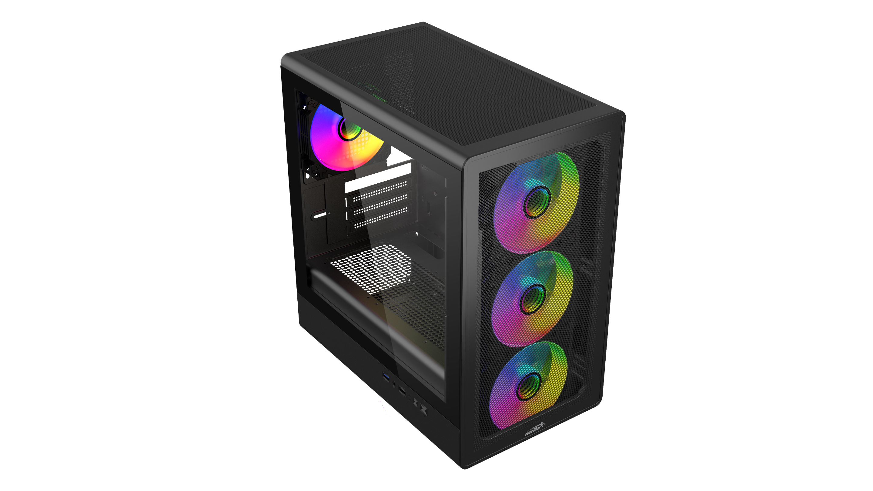 Senteyas Sentey :: Mantis Micro ATX ARGB Black MANTIS-BLKA