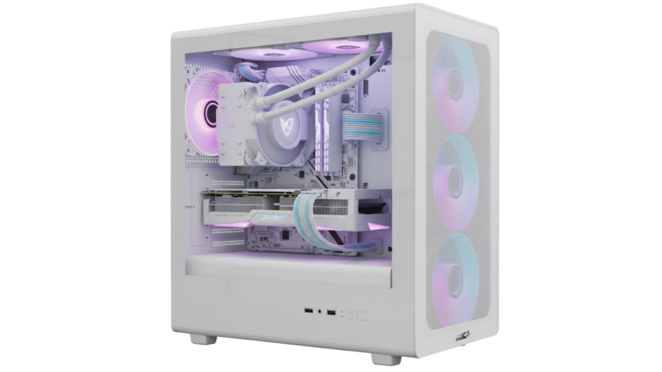 Sentey :: Mantis M-ATX ARGB White MANTIS-WHTA