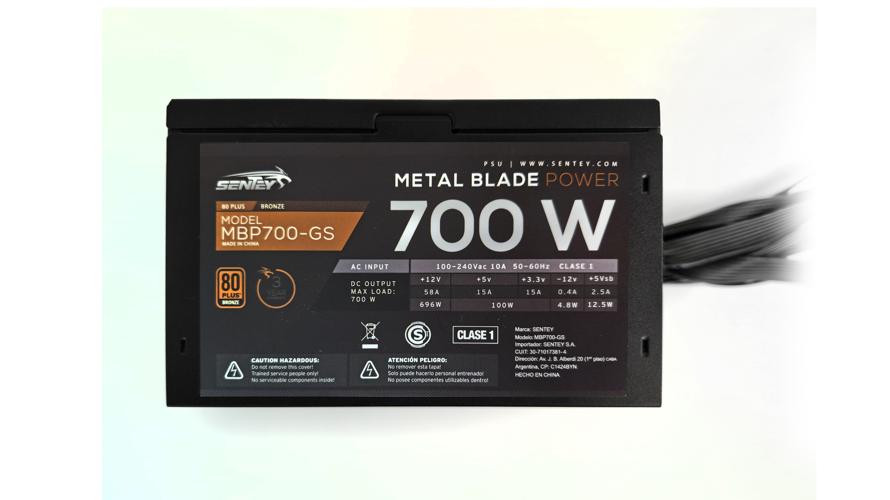 Senteyas Sentey :: MBP 700 Watts MBP700-GS