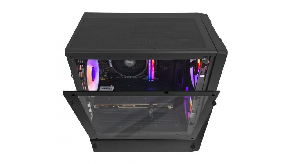 Sentey :: Coyote Micro ATX ARGB Black Coyote-BLKA