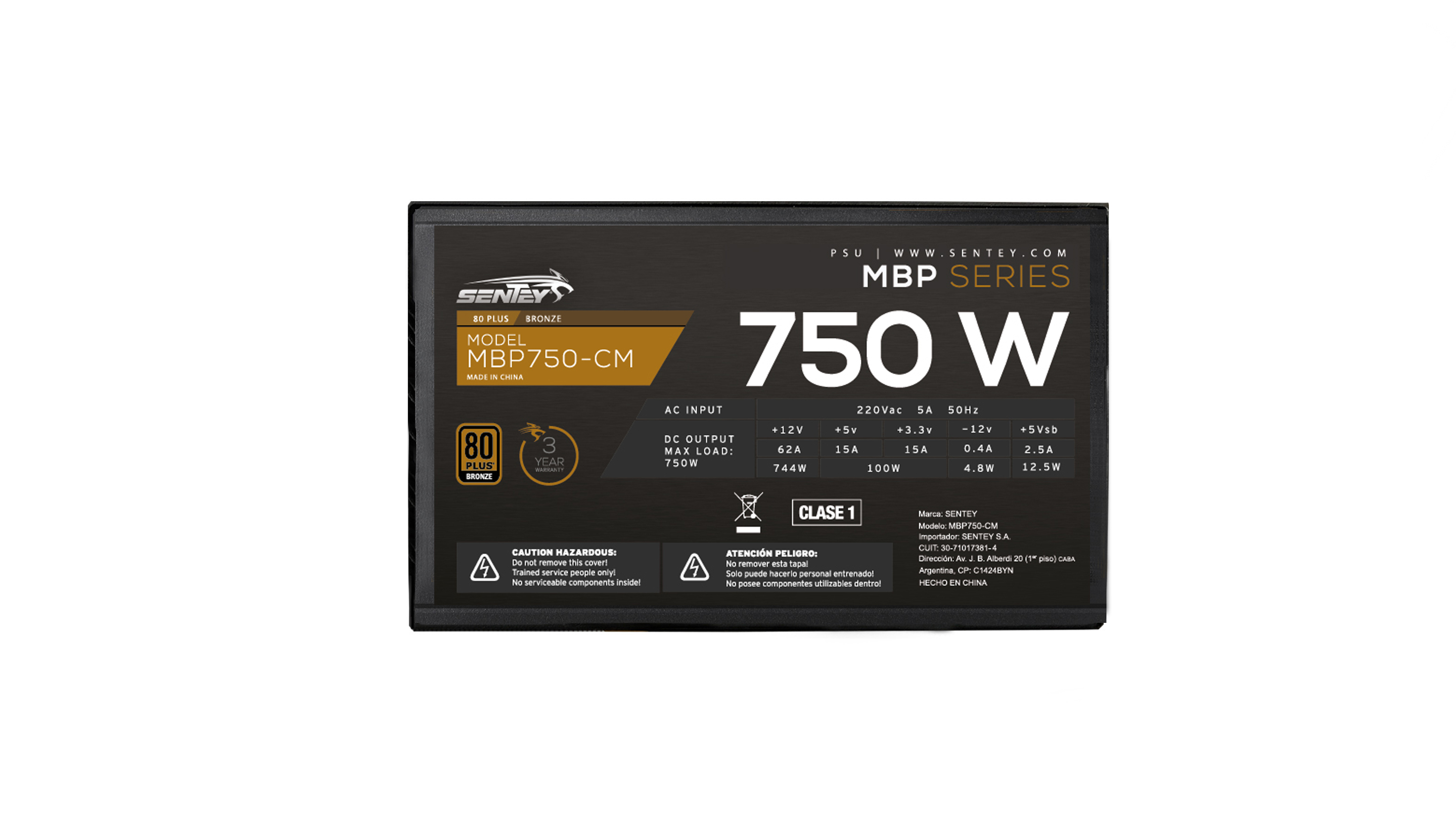 Senteyas Sentey :: MBP 750 Watts MBP750-CM